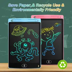 GENERICO - Tablet pizarra mágica dibujo notas LCD 16 pulgadas