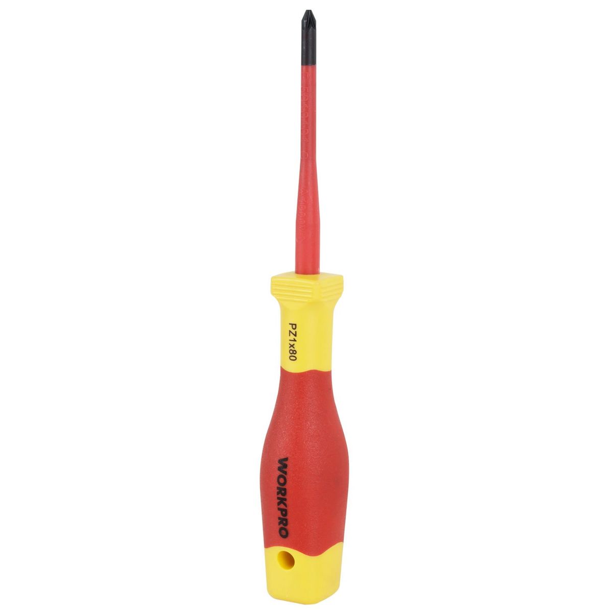 WORKPRO - DESTORNILLADOR POZI AISLADO PZ1X80MM  WORKPRO