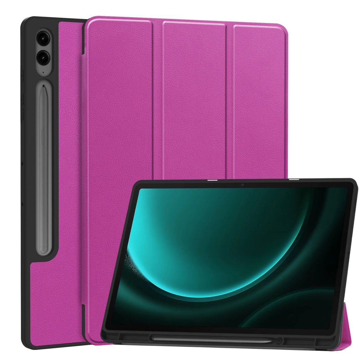 GENERICO - Carcasa Para Samsung Galaxy Tab S9 Plus S9 Fe Plus 124 Purpura