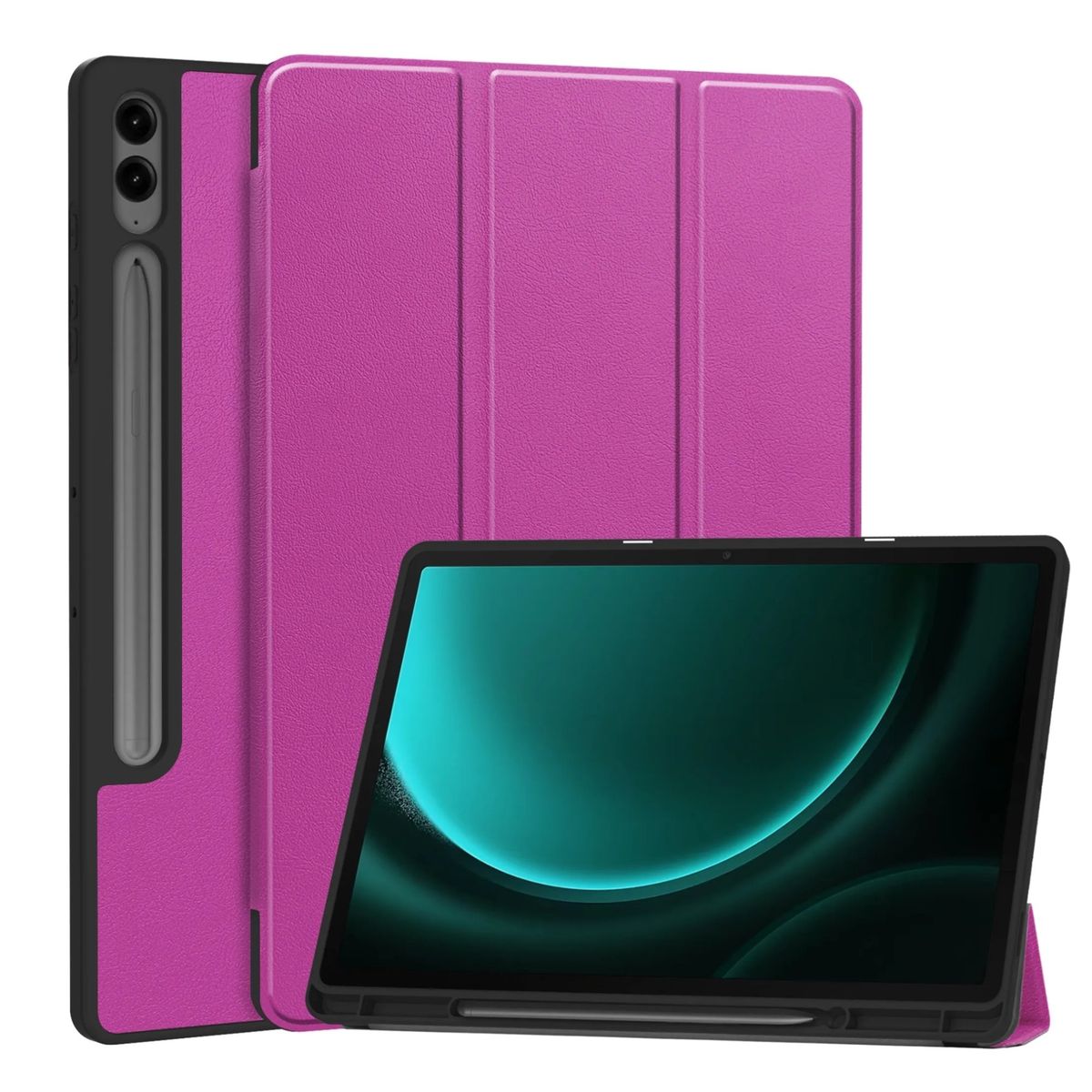 GENERICO - Carcasa Para Samsung Galaxy Tab S9 Plus S9 Fe Plus 124 Purpura