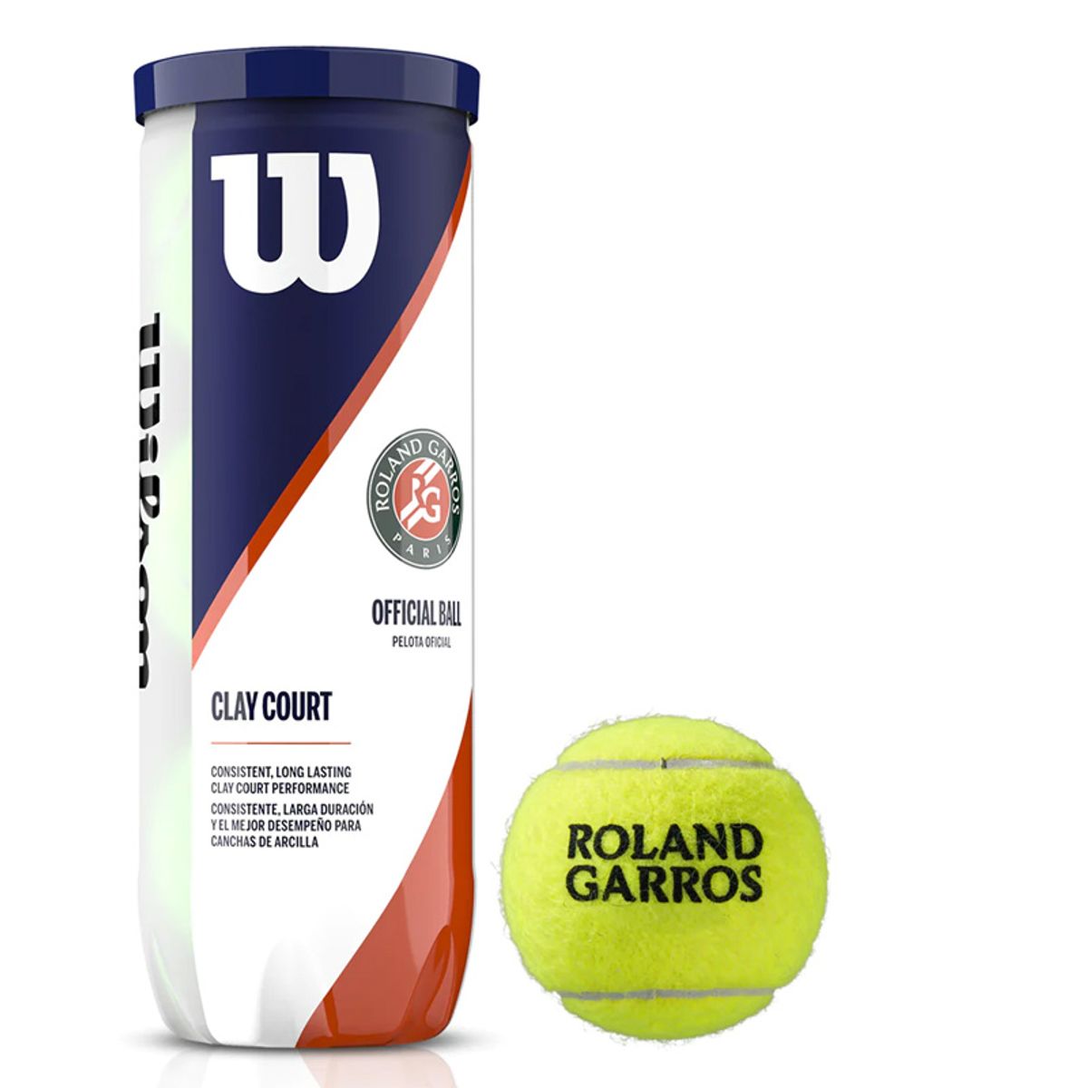 WILSON - Pelotas Tenis Pelotas Padel Wilson Roland Garros Tarro 3 Uni