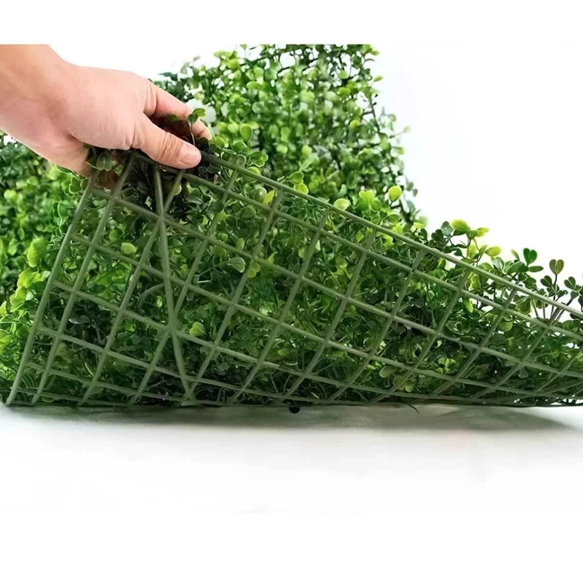 GENERICO - 5 Piezas Muro Verde Follaje Artificial Sintético 60x40 Cms