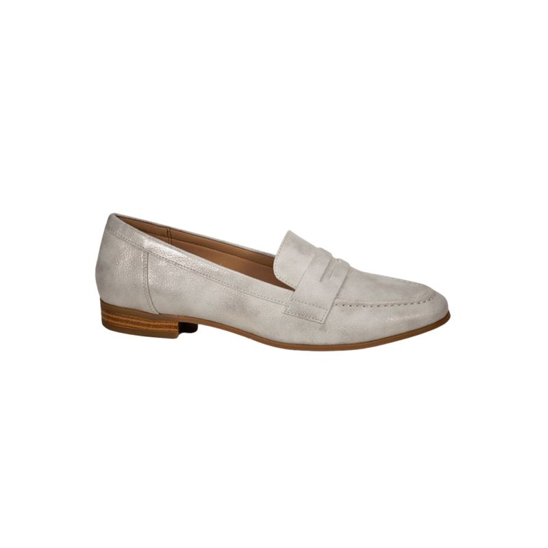 EDA MANZINI - Mocasín Nixea Plateado EDA MANZINI
