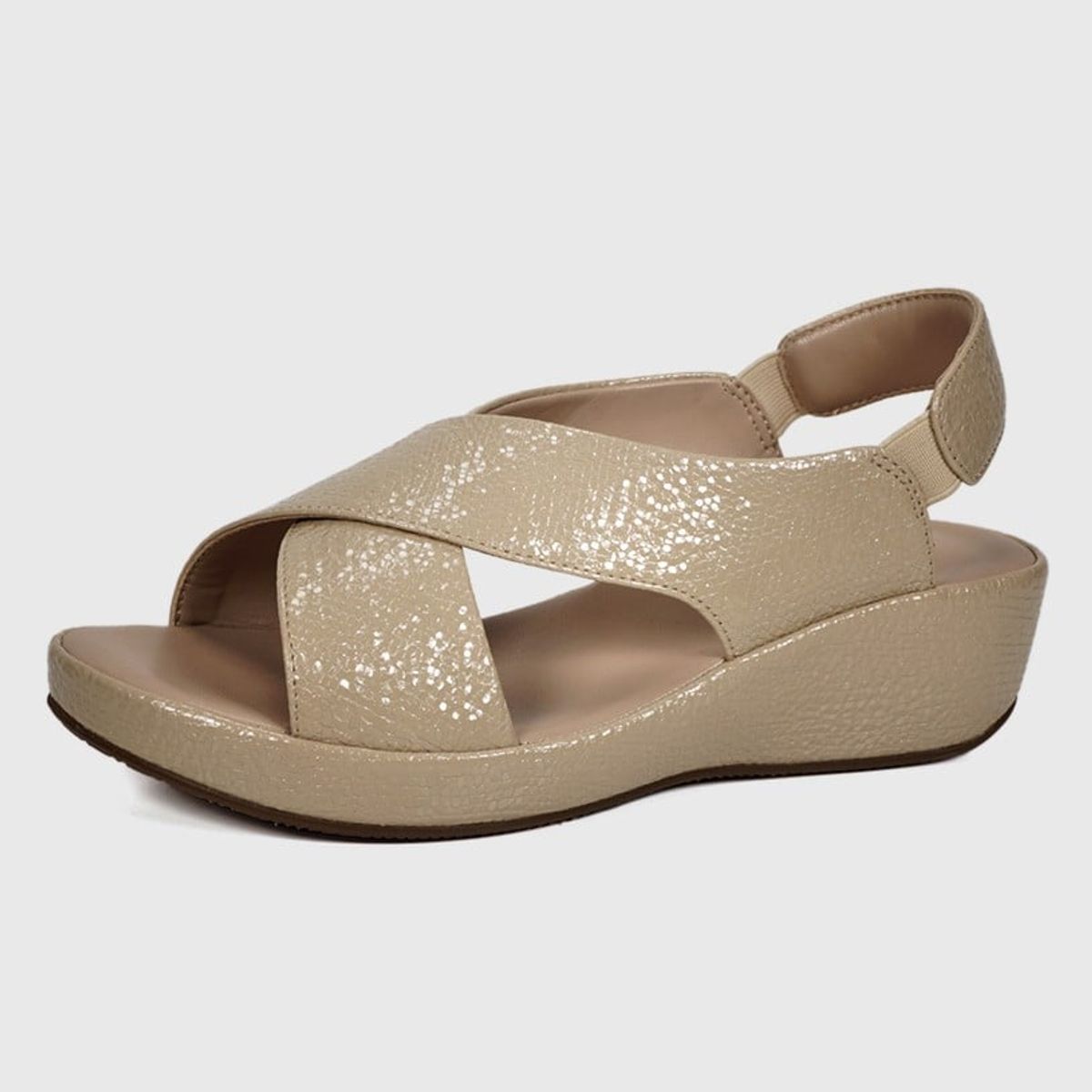 EDA MANZINI - Sandalia Tissina Beige EDA MANZINI.