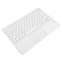 Teclado Inalámbrico Para iPad Tablet Universal Touchpad Blanco