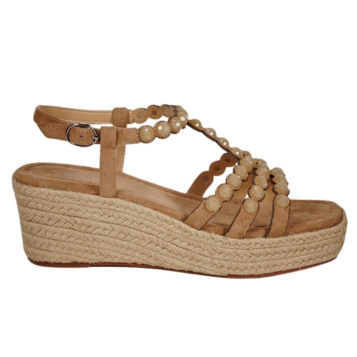 DEGAS - Sandalia Cuero Eunis Beige DEGAS