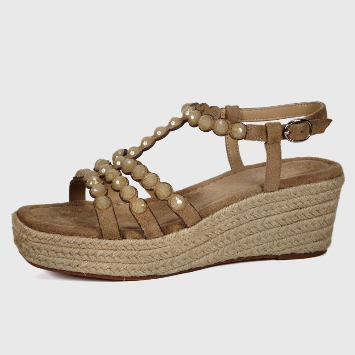 DEGAS - Sandalia Cuero Eunis Beige DEGAS