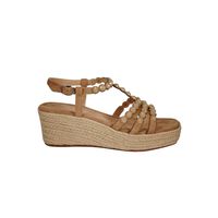 Sandalia Cuero Eunis Beige