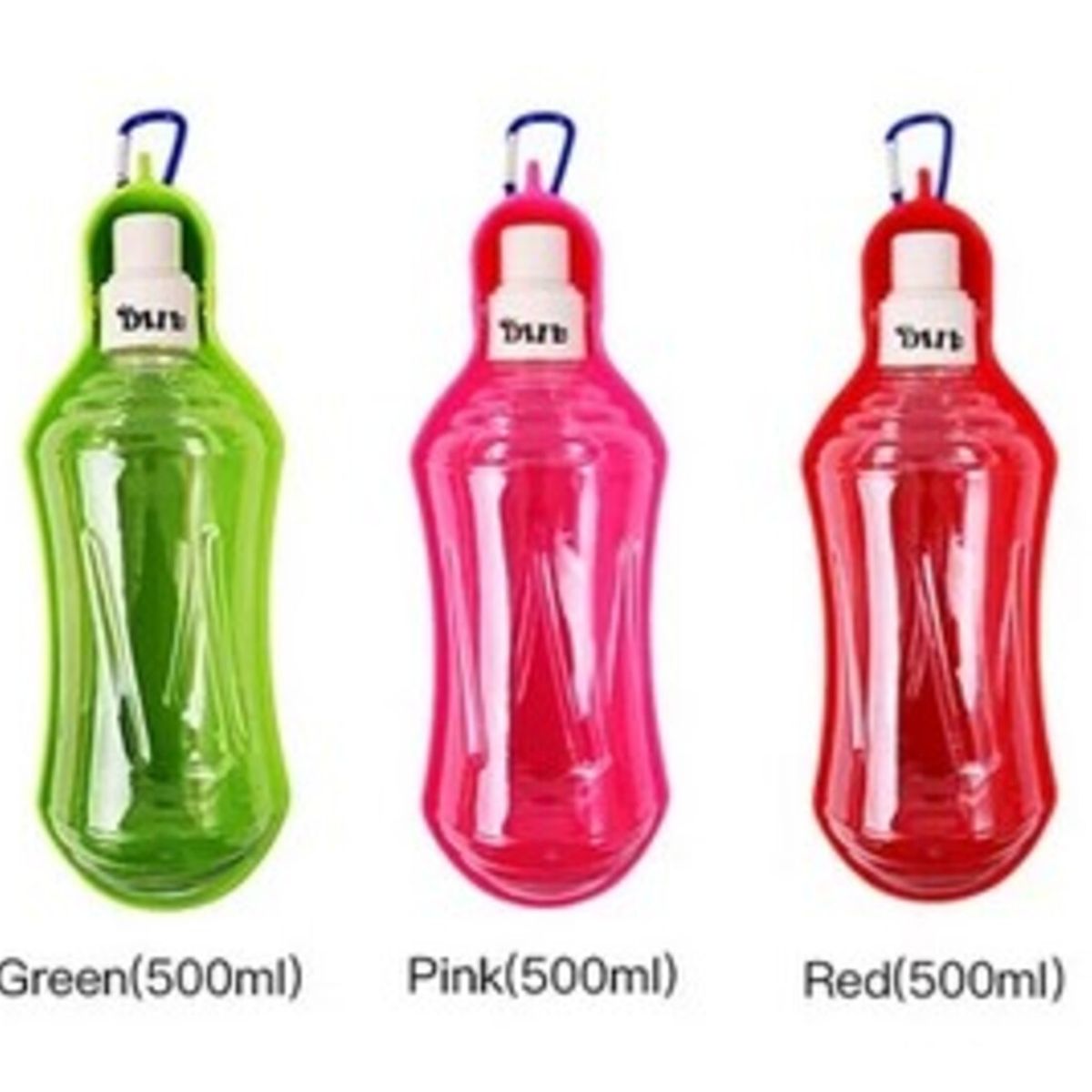 GENERICO - Botella Mascota Bebedero Agua Portatil Paseo 500ml Hembra