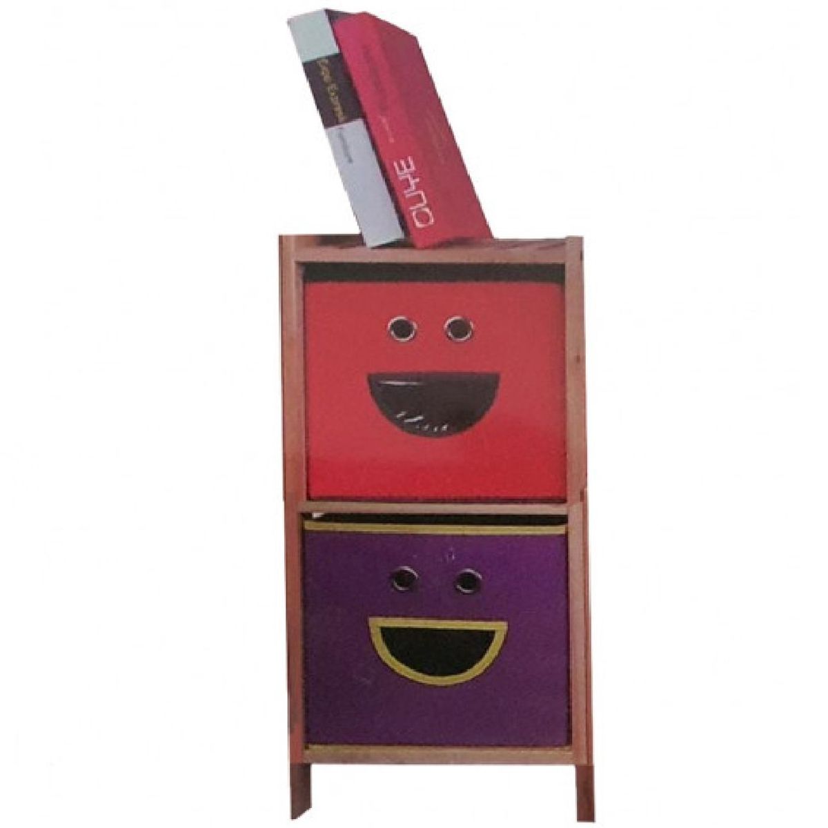 GENERICO - Estante Infantil Organizador De Juguetes Repisa 64x29x60cm Oscuro