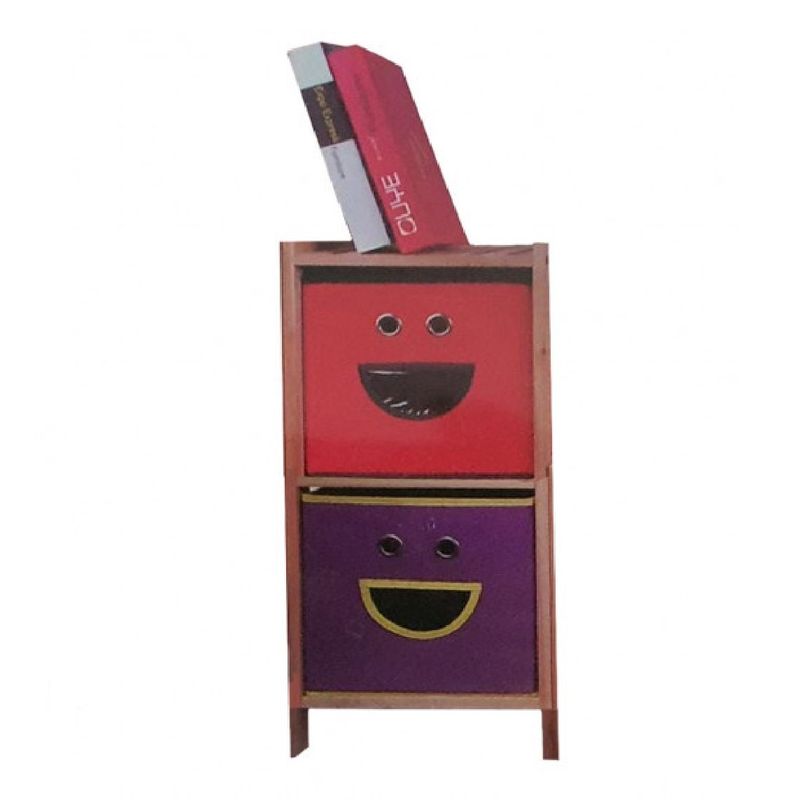 GENERICO - Estante Infantil Organizador De Juguetes Repisa 64x29x60cm Oscuro