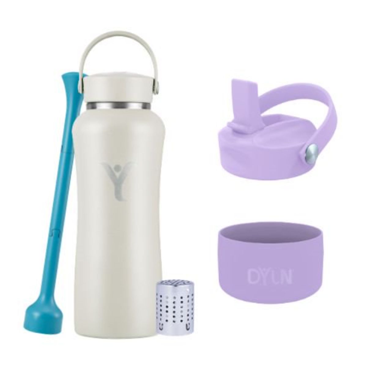 Dyln - Pack Botella Térmica Dyln 32oz946ml + Tapa + Protector