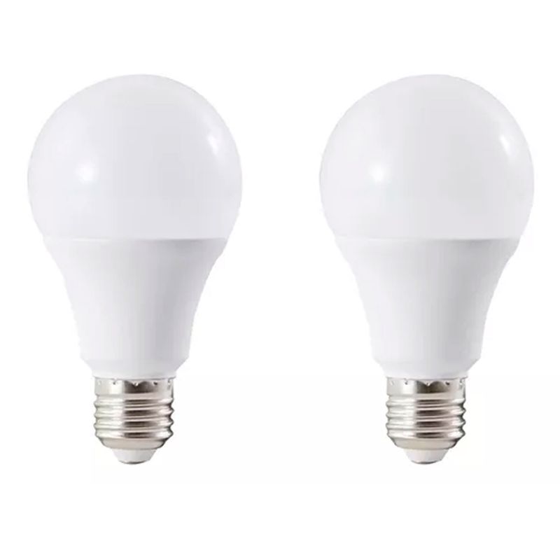 ESHOPANGIE - Pack 2 Ampolletas Led 9w E27 Luz Blanco Frio