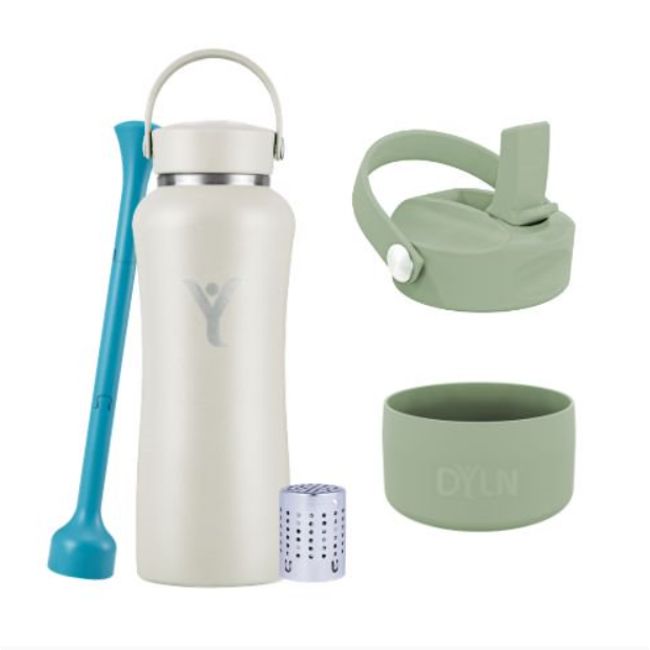 Dyln - Pack Botella Térmica Dyln 32oz946ml + Tapa + Protector