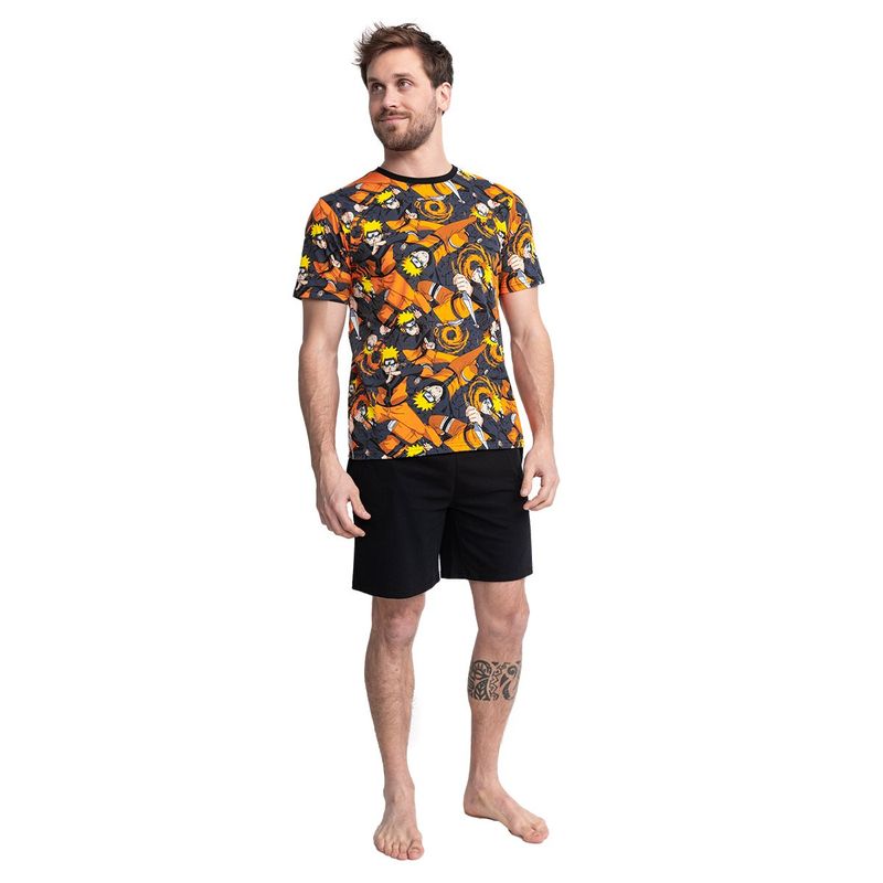 TOP - Pijama Algodón Hombre Verano Naruto Shippuden C1 Top