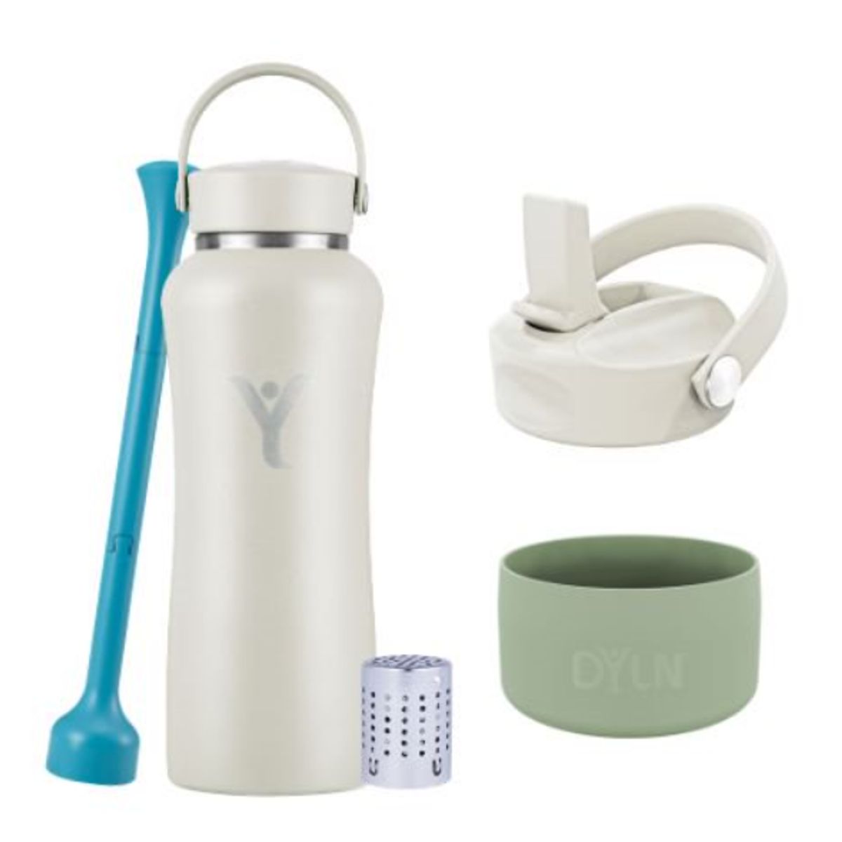 Dyln - Pack Botella Térmica Dyln 32oz946ml + Tapa + Protector