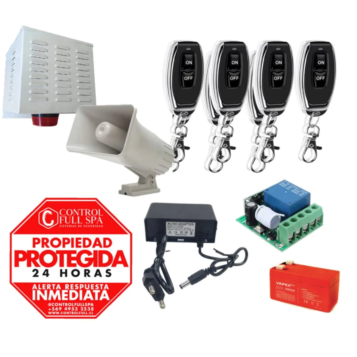 GENERICO - KIT ALARMA COMUNITARIA 30W 1 TONO