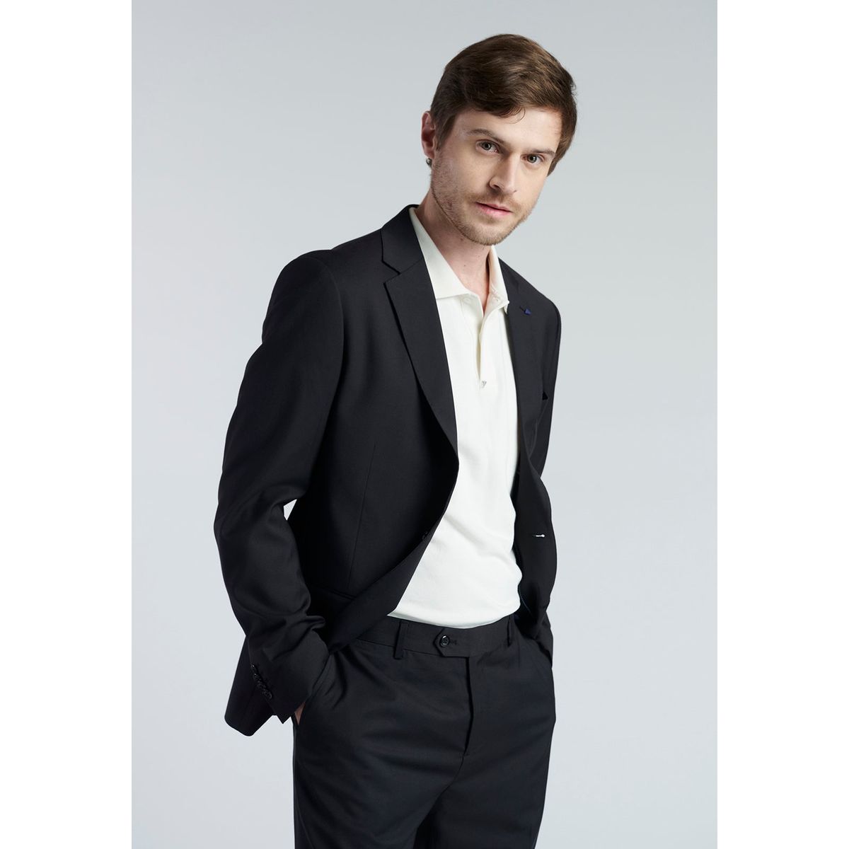 NEW MAN - Blazer Suit Bailon Negro New Man