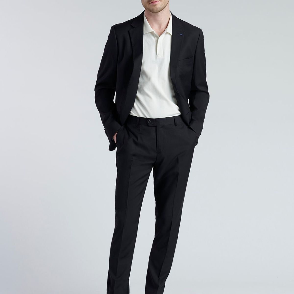 NEW MAN - Blazer Suit Bailon Negro New Man