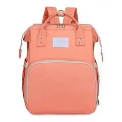 GENERICO - Mochila Panalera Cuna Impermeable Bebe Viaje ROSA