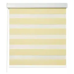 GENERICO - Cortina Roller Cebra Dúo Día Y Noche 60 X 200 Beige
