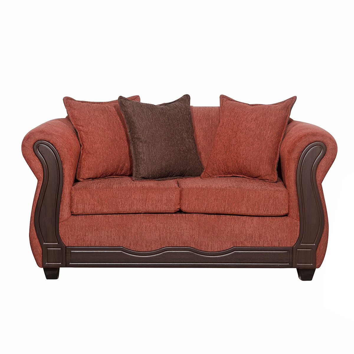 BLACK FACTORY - Sofá 2 Cuerpos Barcelona Terracota