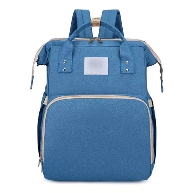 GENERICO - Mochila Panalera Cuna Impermeable Bebe Viaje AZUL CLARO