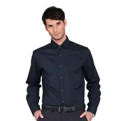 ARROW - Camisa Formal Slim Fit Puntos Spandex Hombre Cuello Italiano