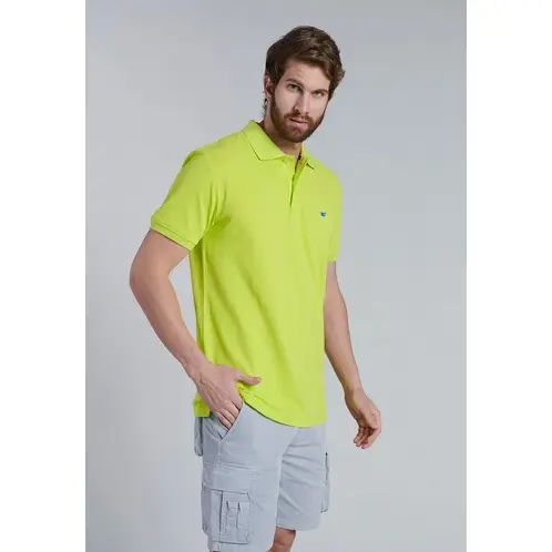 FEROUCH - Polera Basica Pique Amarillo