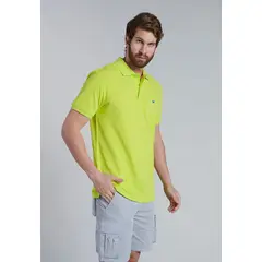 FEROUCH - Polera Basica Pique Amarillo