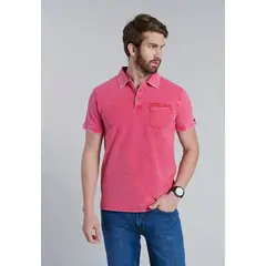 FEROUCH - Polera Polo Hawai Rojo