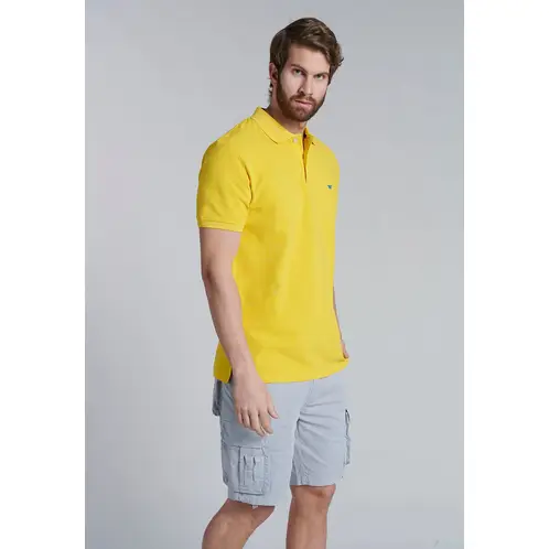 FEROUCH - Polera Basica Pique Amarillo