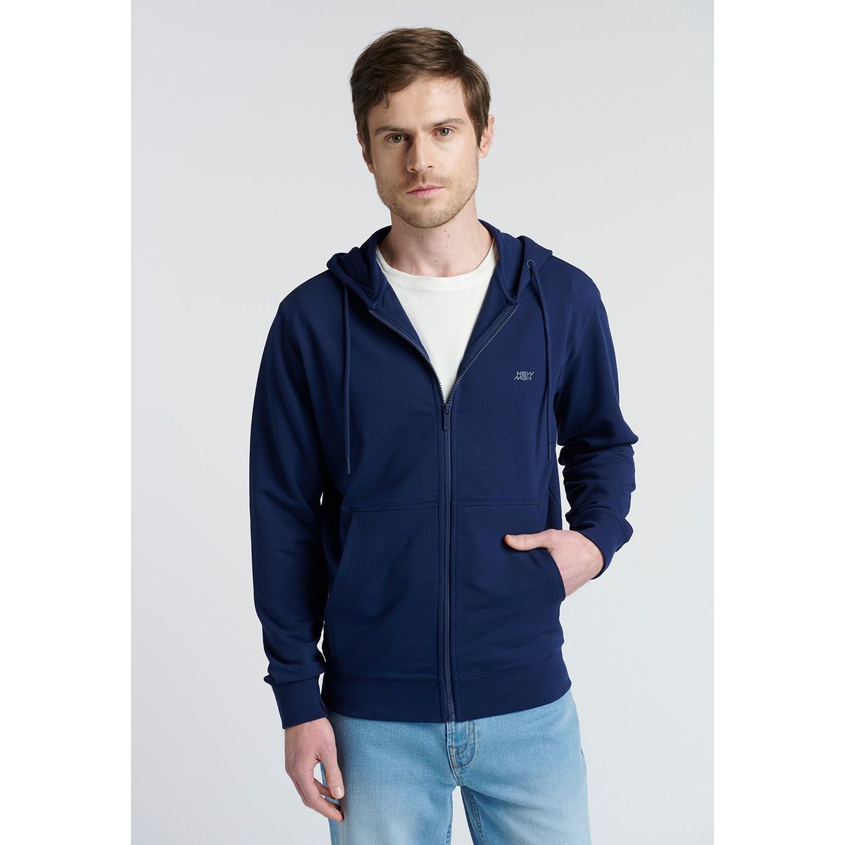 NEW MAN - Poleron Gerona Azul New Man