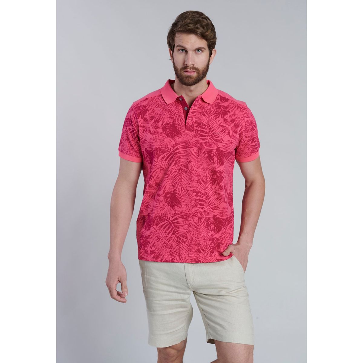 FEROUCH - Polera Polo Miami Rojo Ferouch