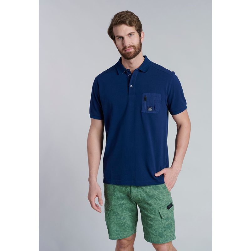 FEROUCH - Polera Polo Tampa Azul Ferouch