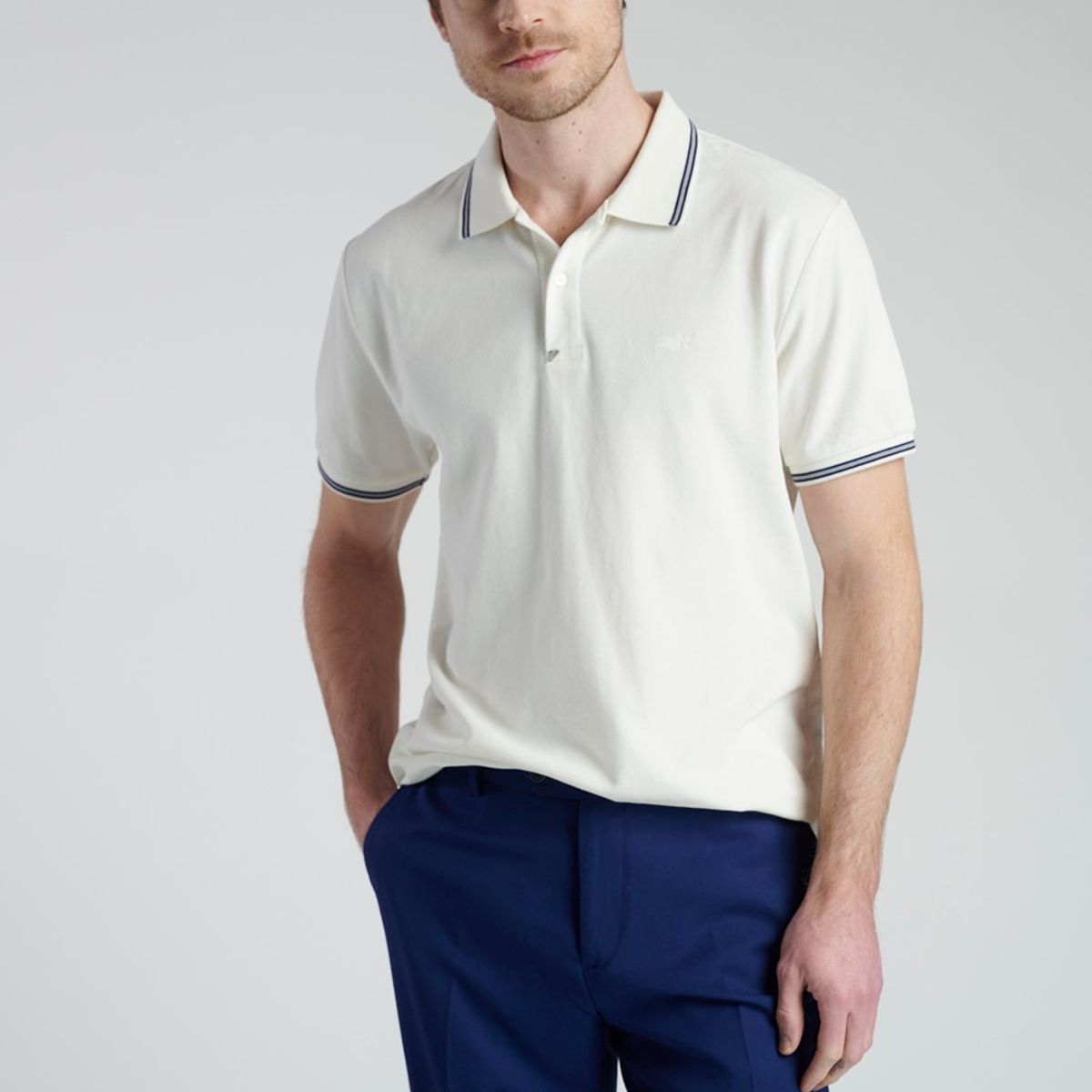 NEW MAN - Polo Murcia Blanco New Man