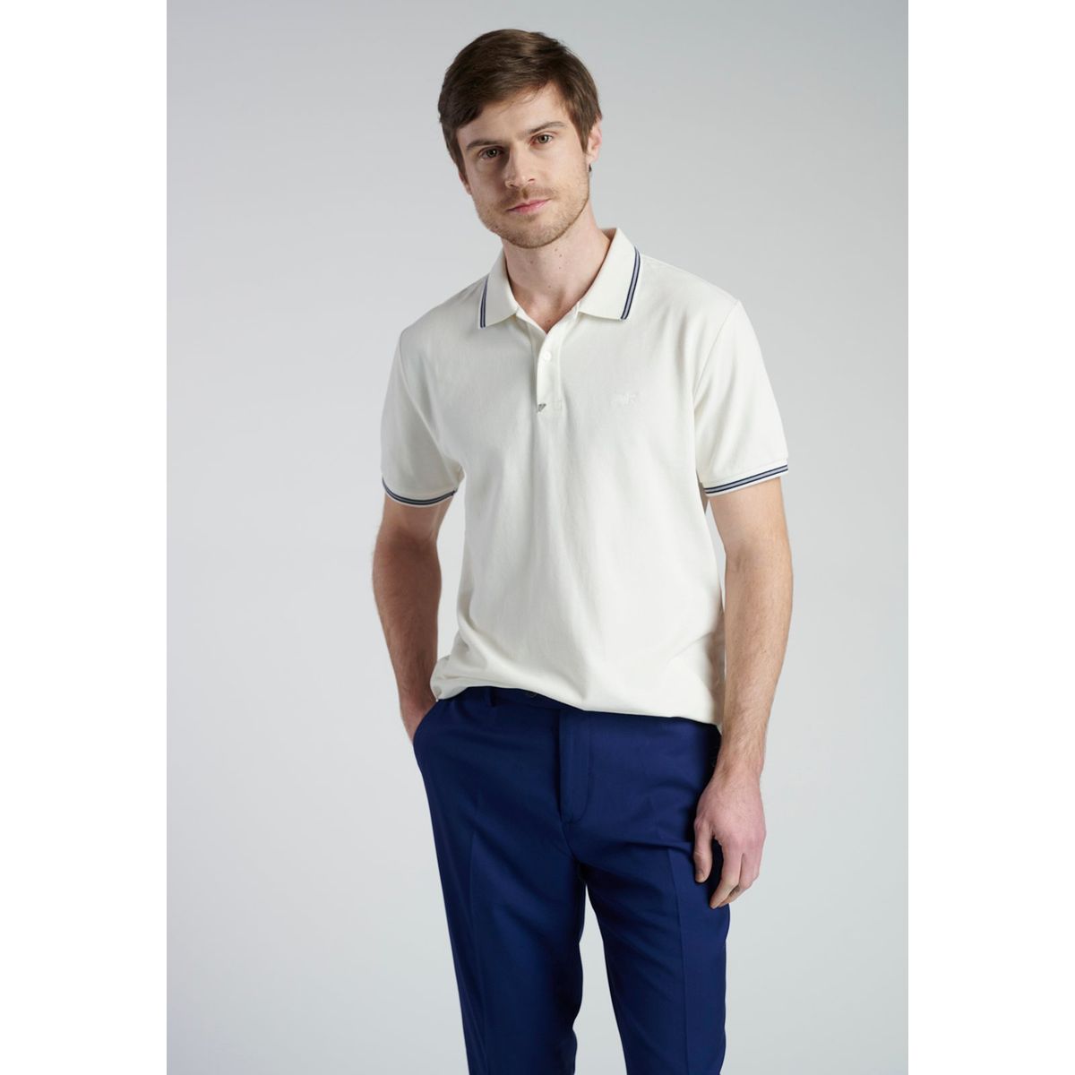NEW MAN - Polo Murcia Blanco New Man