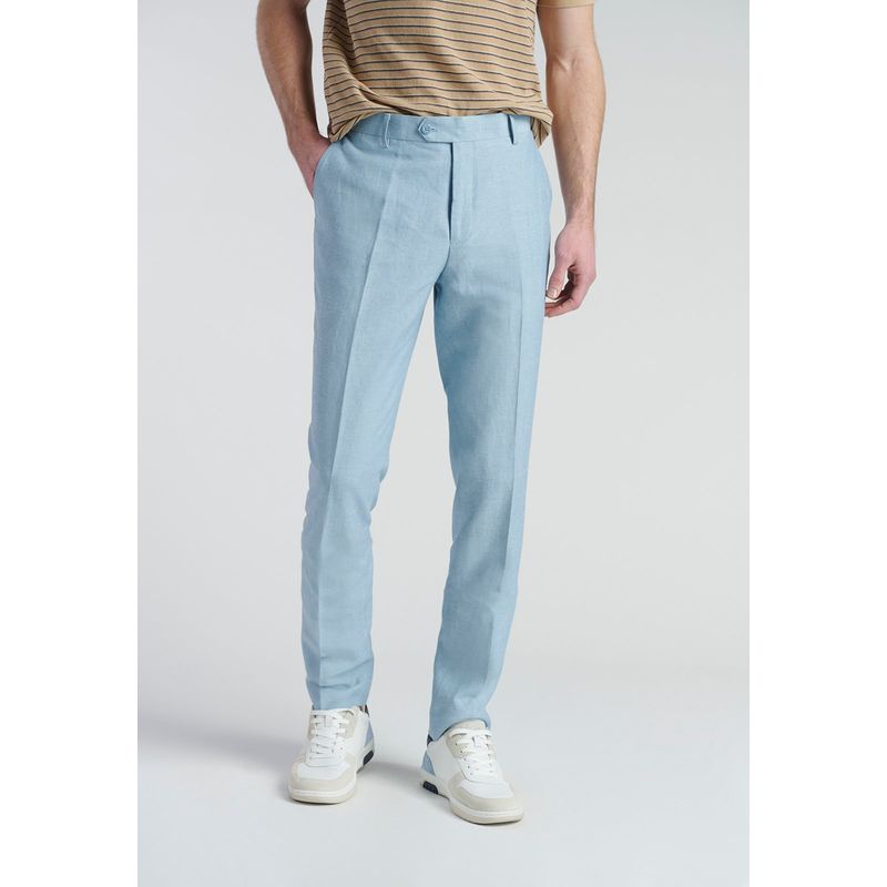 NEW MAN - Pantalon Cork Celeste New Man
