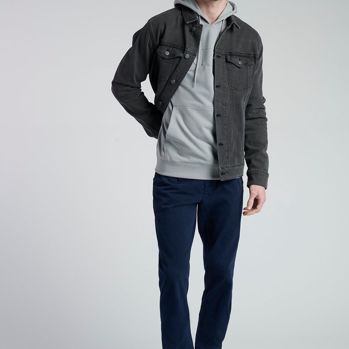 NEW MAN - Chaqueta Reims Negro New Man