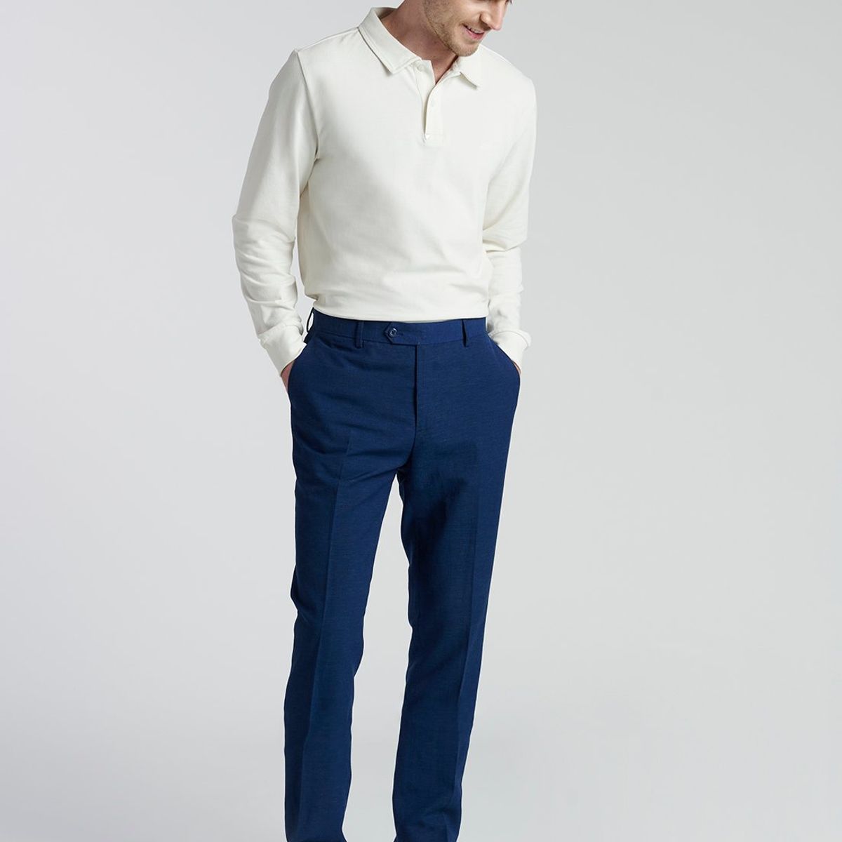NEW MAN - Polo Alicante Blanco New Man