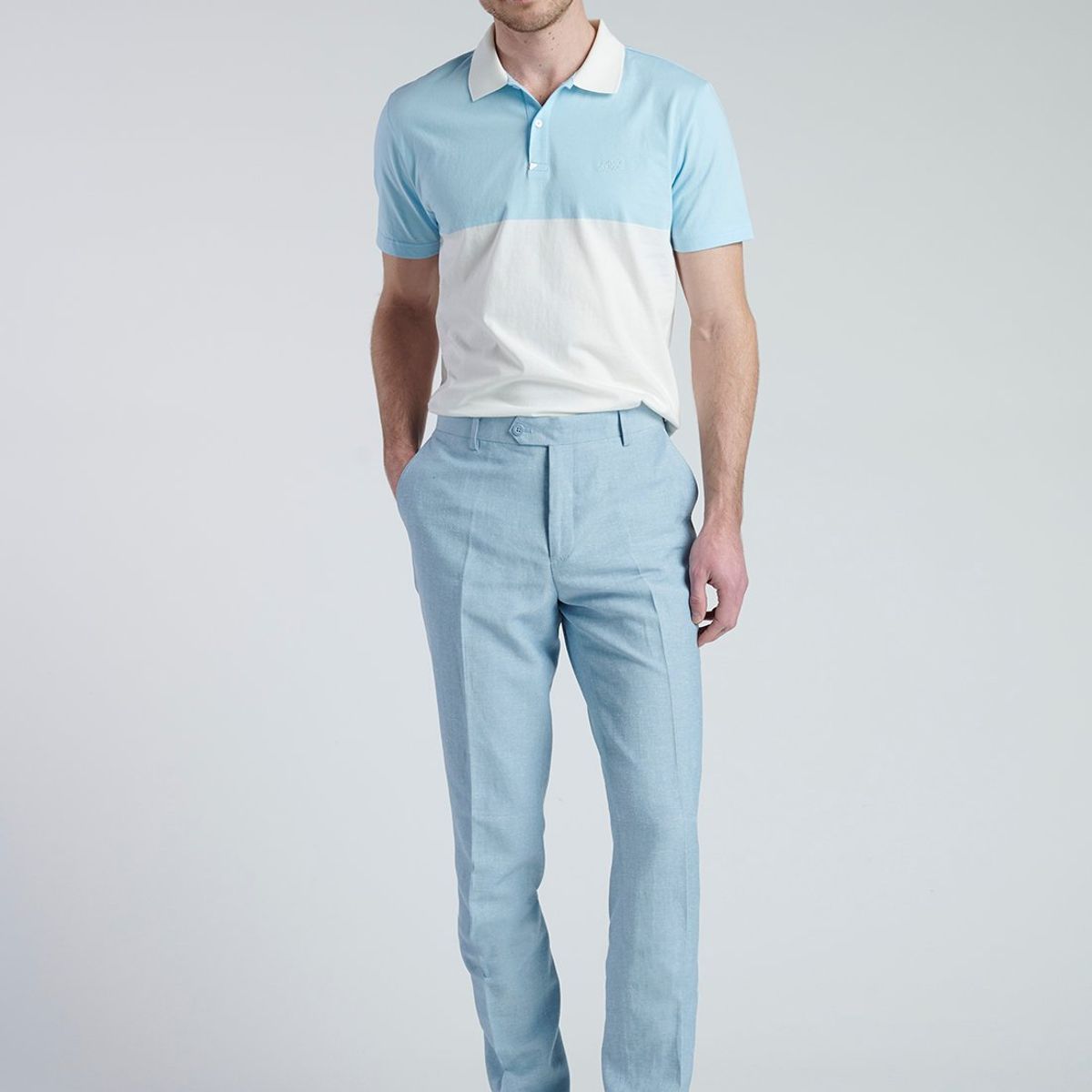 NEW MAN - Polo Trujillos Celeste New Man