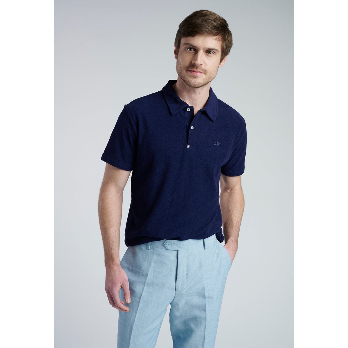 NEW MAN - Polo Ribadeo Azul New Man