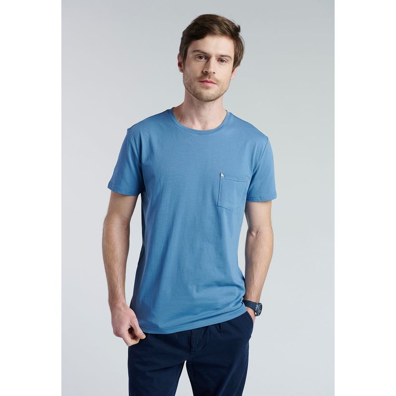 NEW MAN - Polera Salamanca Azul New Man