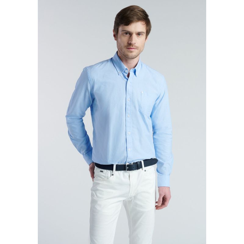 NEW MAN - Camisa Exeter Celeste New Man