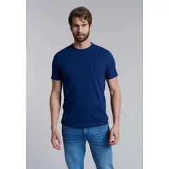 FEROUCH - Polera Bolsillo Houston Azul