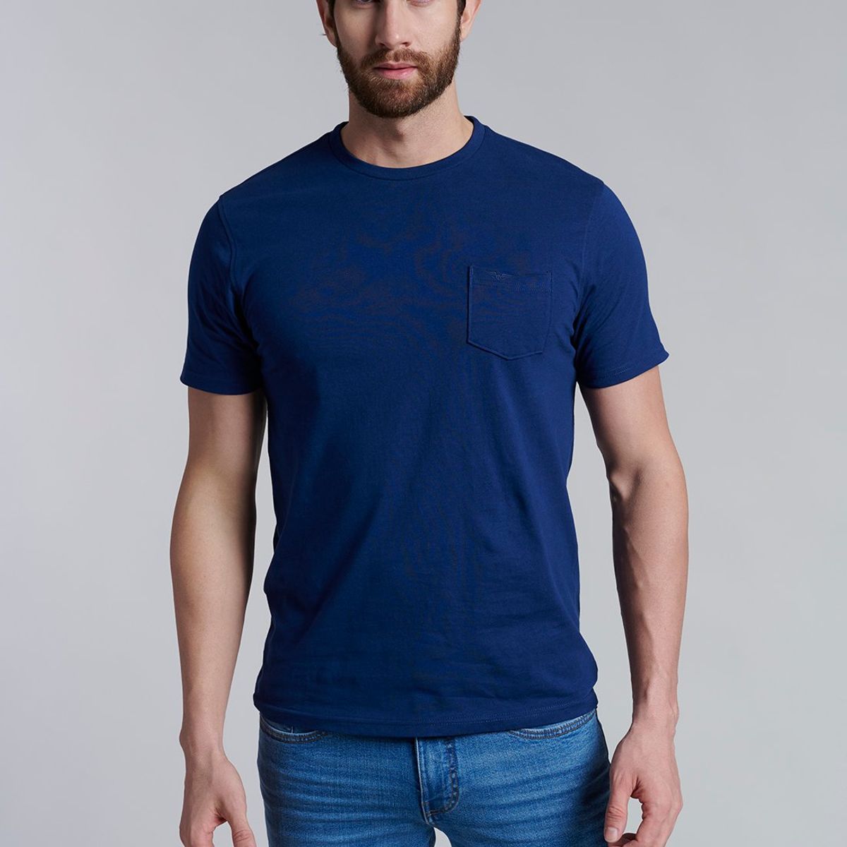 FEROUCH - Polera Bolsillo Houston Azul Ferouch