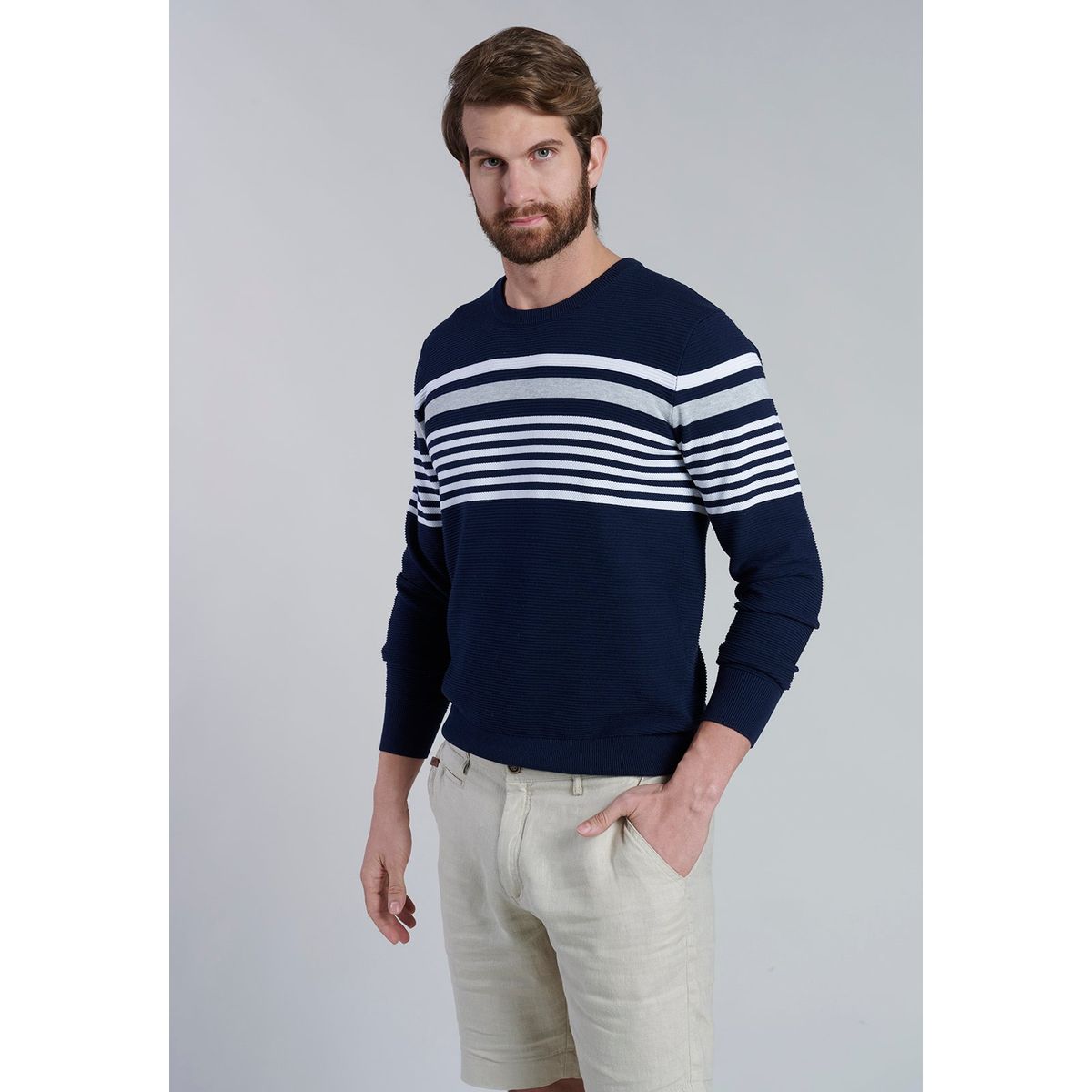 FEROUCH - Sweater Seattle F Azul Ferouch