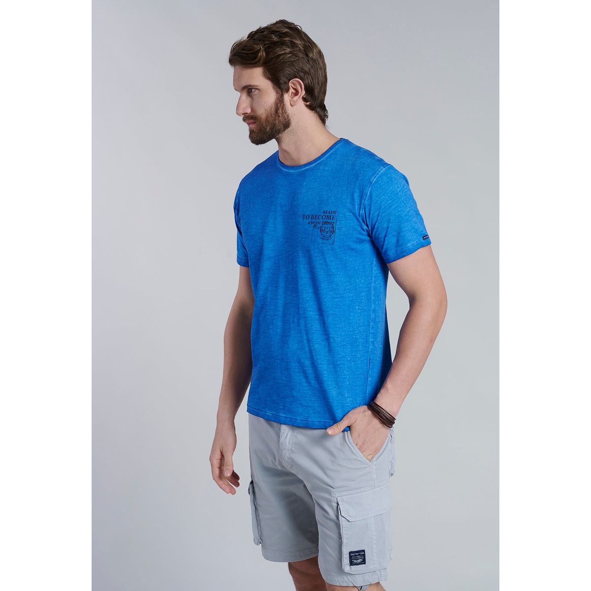 FEROUCH - Polera New York Celeste Ferouch