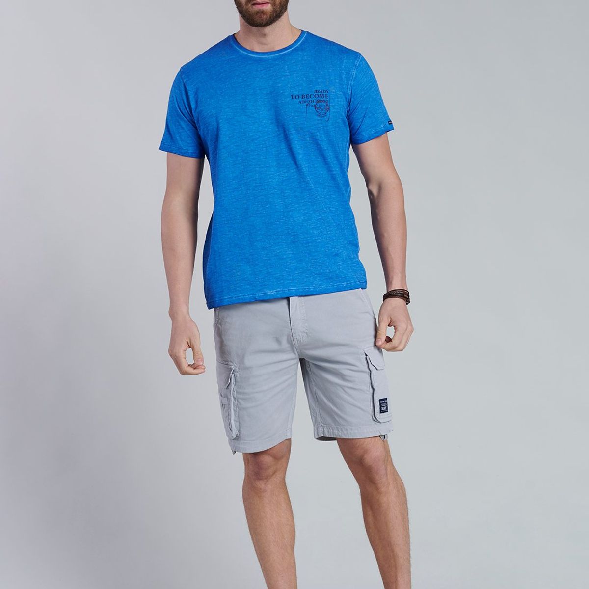 FEROUCH - Polera New York Celeste Ferouch