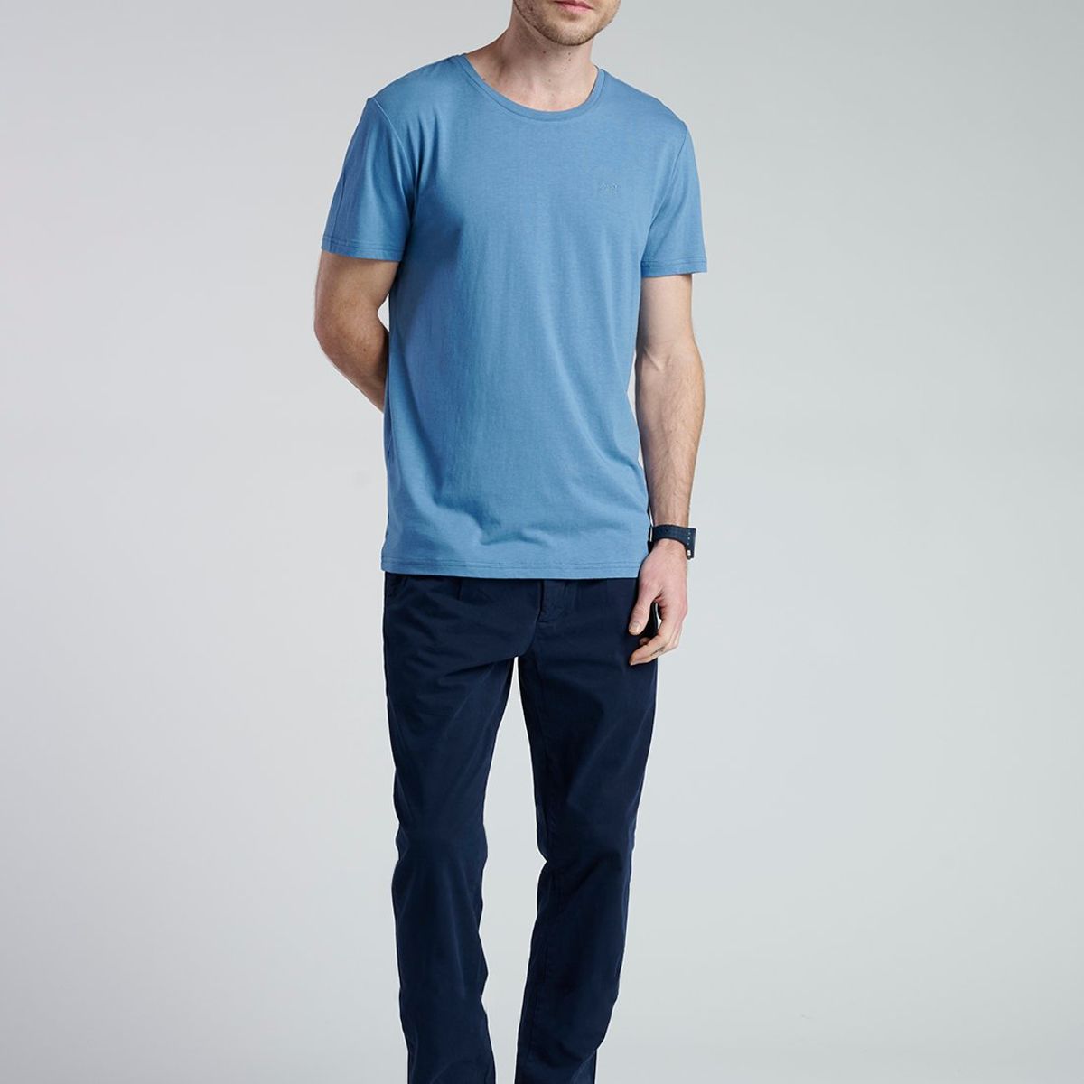 NEW MAN - Polera Murcia Azul New Man